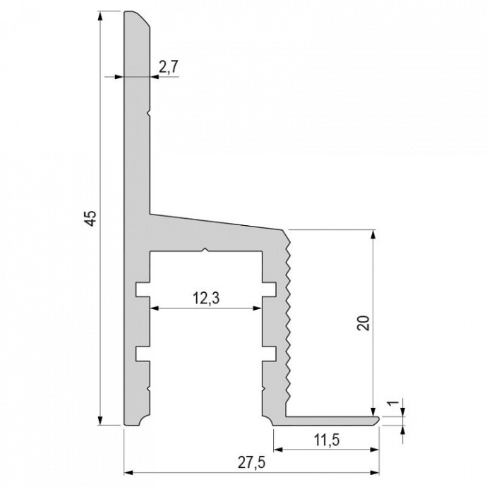 Профиль накладной Deko-Light ET-03-10 975485 - 2