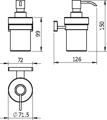 Дозатор Langberger Alster 10921A - 2