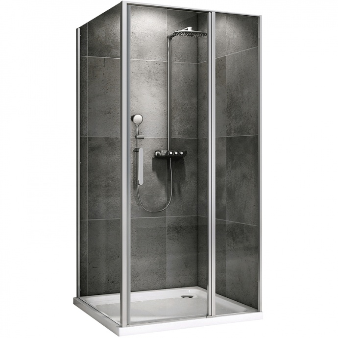 Душевой уголок Abber Sonnenstrand 120х75 хром стекло прозрачное AG04120S-S75 - 0
