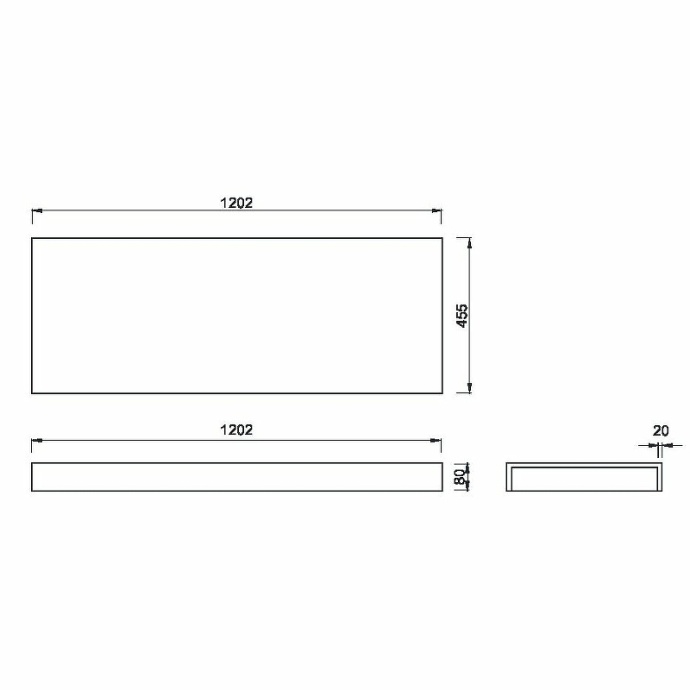 Столешница под раковину Armadi Art Flat 120 белый 869-120 - 3