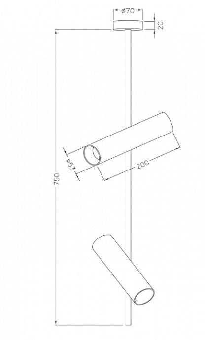 Потолочный светильник Maytoni Elti C021CL-02W - 2