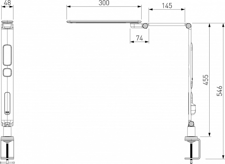 Настольная лампа офисная Elektrostandard Intelligent a064812 - 4