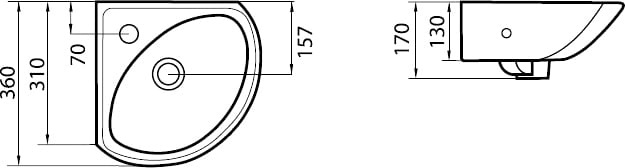 Рукомойник Style Line Sanita Веер ЛС-00000166 - 3