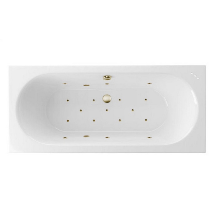 Ванна акриловая Excellent Oceana Slim Relax 180х80 с гидромассажем белый - бронза WAEX.OCE18S.RELAX.BR - 0