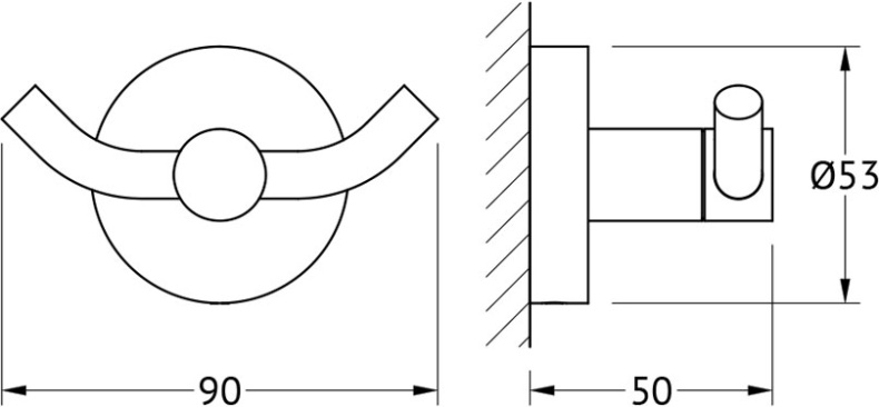 Крючок Artwelle Harmonie  HAR 007 - 1