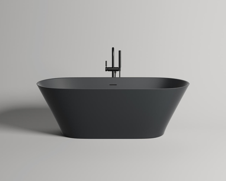 Ванна из искусственного камня Salini Mona 180x80 102911GRH S-Sense, глянцевый, RAL снаружи - 6