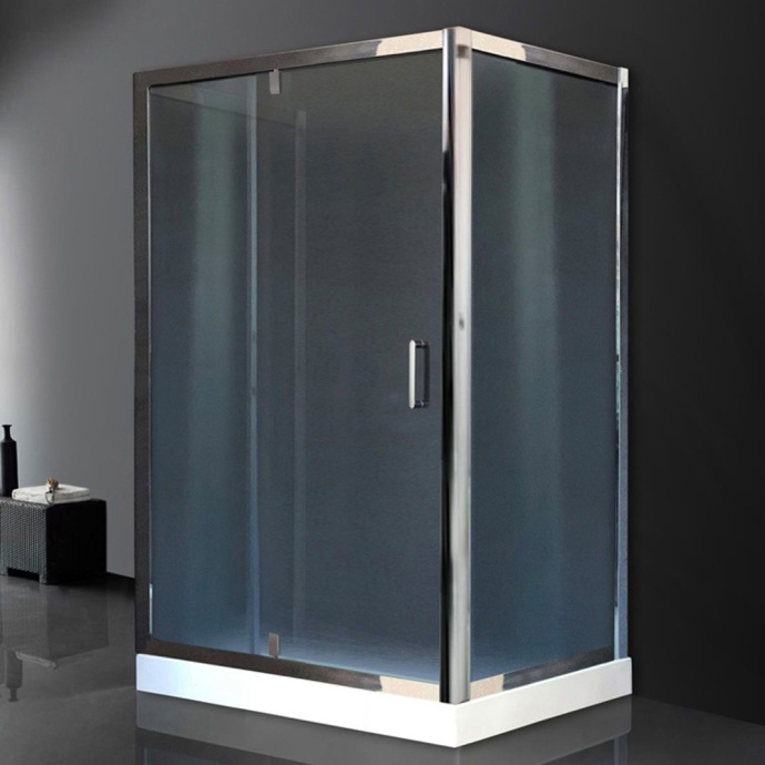 Душевой уголок Royal Bath HV 140х90 профиль хром стекло рифленое  RB9140HV-C-CH-P - 0