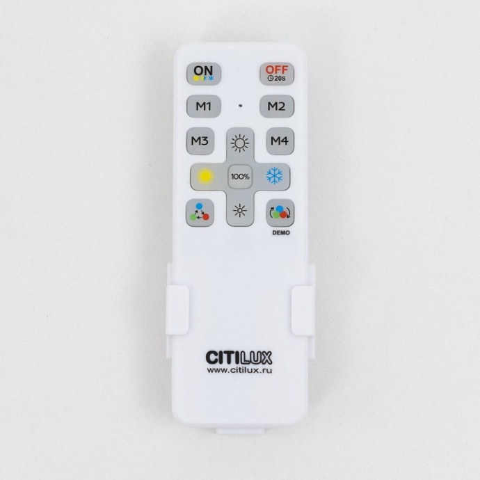 Потолочный светодиодный светильник с пультом ДУ Citilux Купер RGB Белый CL724105G0 - 6