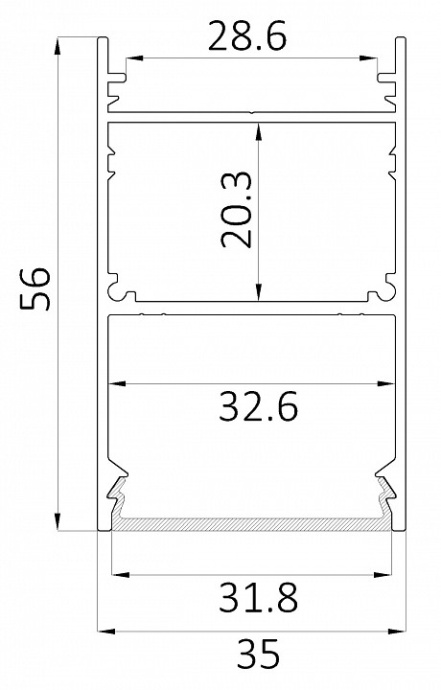 Накладной светильник 6063 LINE 3556 0412643 - 1