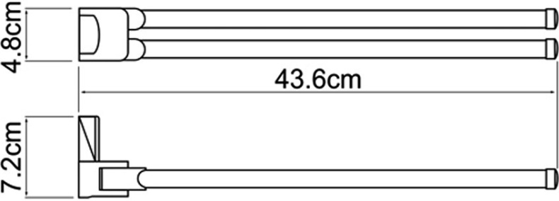Полотенцедержатель Wasserkraft Exter K-5231 - 2