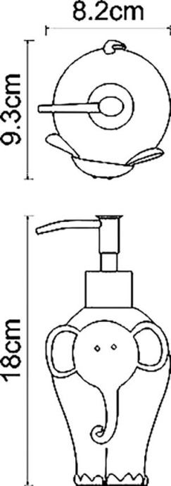 Дозатор Wasserkraft Lippe K-8199 - 4