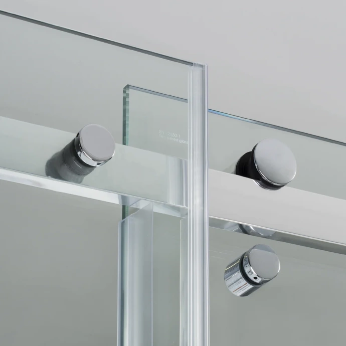 Душевой уголок Wasserkraft Vils 100x90 профиль хром стекло прозрачное 56R22 - 3