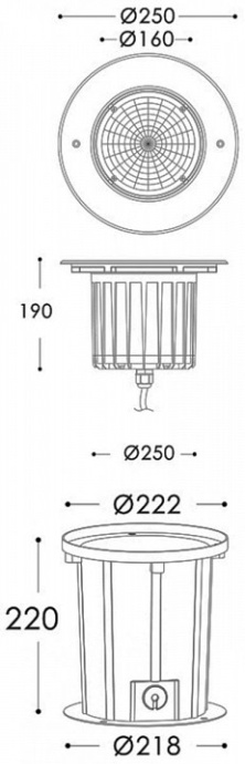 Встраиваемый в дорогу светильник Deko-Light COB 25 Soft WW 730421 - 2