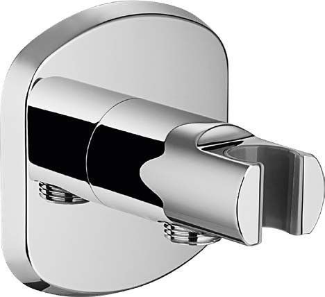 GLOBO-AI14-01 Штуцер с держателем, исполнение хром - 0