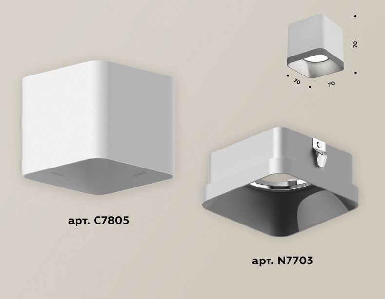 Накладной светильник Ambrella Light Xs780 XS7805003 - 1