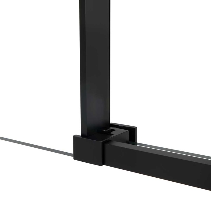 Душевой уголок Vincea Slim Soft 100х100 профиль черный стекло прозрачное  VSR-1SS1010CLB - 8