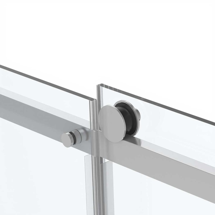 Душевая дверь в нишу Vincea Como Soft 150х195 профиль хром стекло прозрачное  VDS-1CS150CL - 6