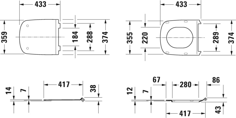 Унитаз подвесной Duravit DuraStyle 45510900A1 - 4