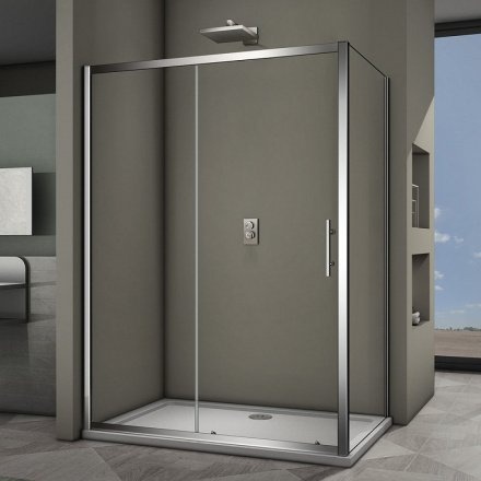 Душевой уголок Veconi Rovigo RV-063 150х80 профиль хром  RV063-15080PR-01-19C3 - 0