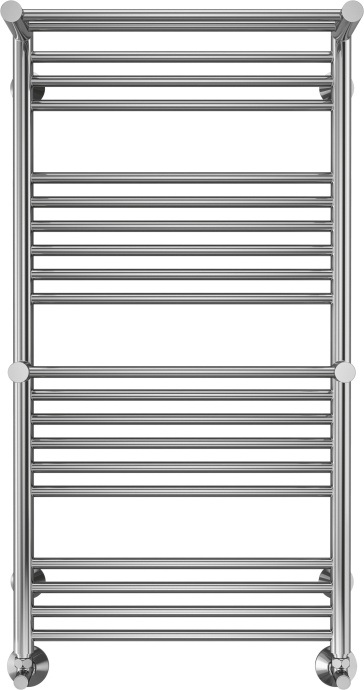 Водяной полотенцесушитель Terminus Аврора П20 500х1000 с полкой Хром 4670078529237 - 0