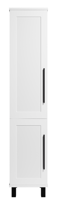 Шкаф - пенал Misty Модерн 35 с бельевой корзиной универсальный левый П-Мод05035-011Л - 0