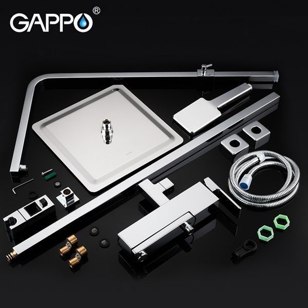 Душевая система Gappo, излив является переключателем на лейку хром G2418 - 6