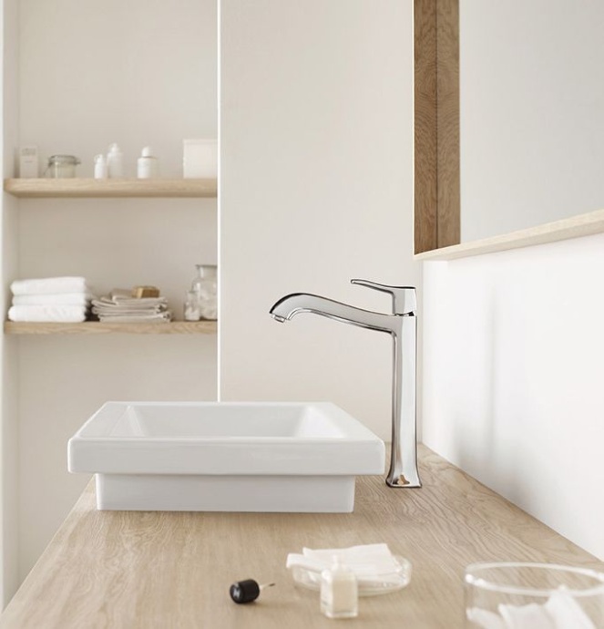 Смеситель Hansgrohe Metris Classic 31078000 для раковины - 2