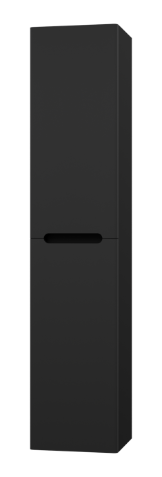 Шкаф - пенал Misty Роял 35 подвесной универсальный (черный) П-Роя-02035-011П - 1