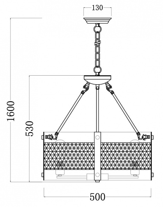 Подвесная люстра Freya Vittoria FR4561-PL-05-B - 4