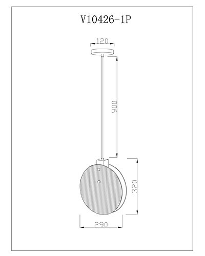 Подвесной светильник Moderli Bari V10426-1P - 3