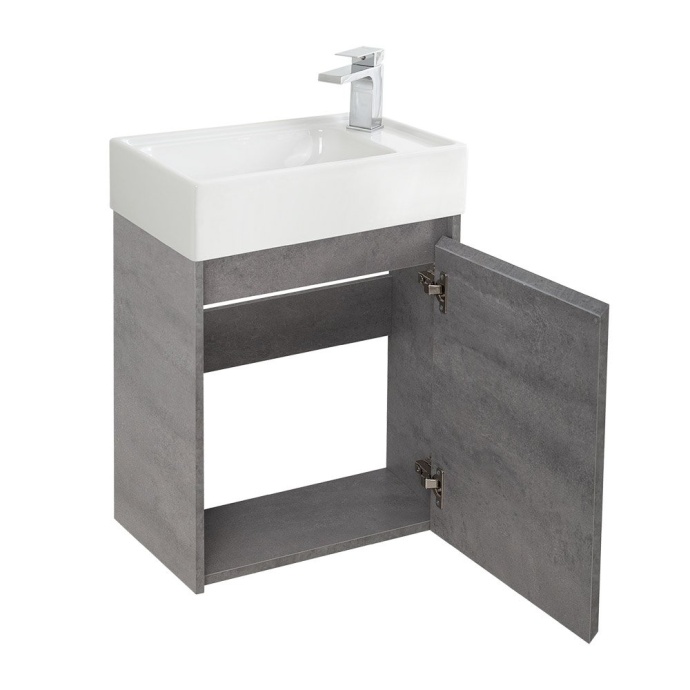 Тумба под раковину Belbagno Kraft Mini 50 R серый KRAFT MINI-500/260-1A-SO-CG-R - 2