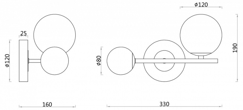 Бра F-promo Vials 3090-2W - 1