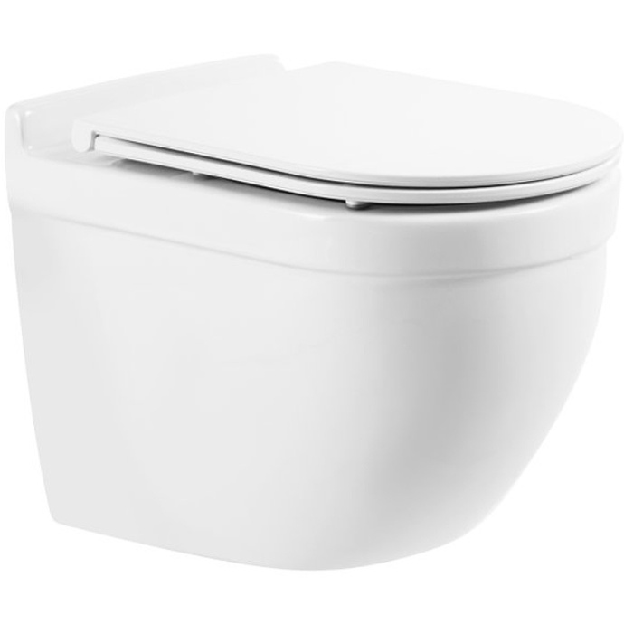 Чаша для подвесного унитаза BelBagno Senso-R белый, без сиденья  BB017CHR-030 - 0