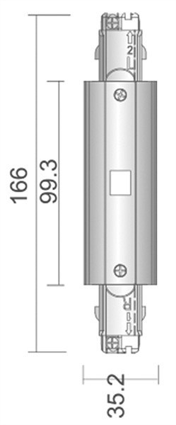 Соединитель линейный для треков Deko-Light D Line 710042 - 1