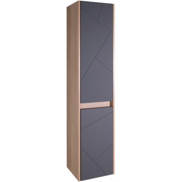 Пенал ASB-Mebel Диана 35 Gray серый | дуб 12036 - 0