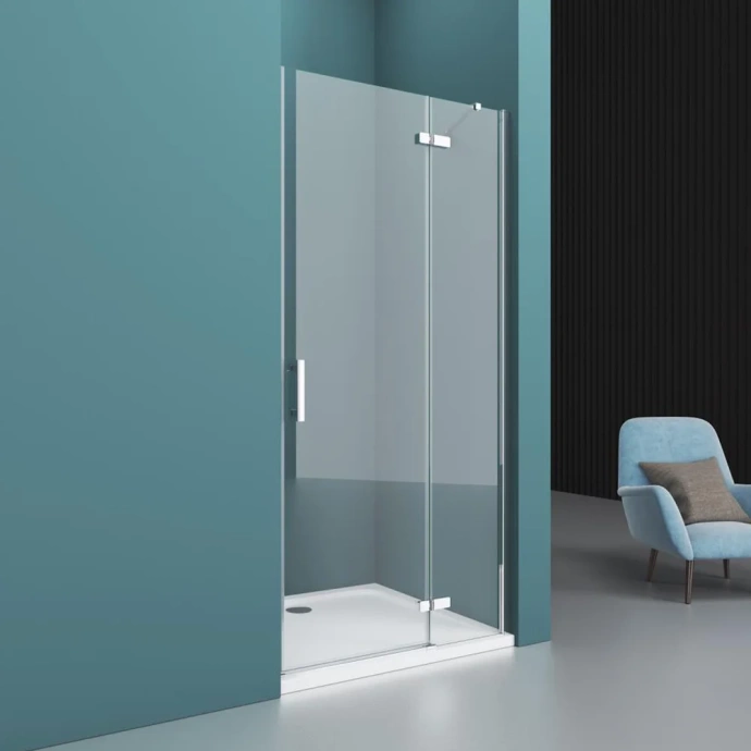 Душевая дверь BelBagno Kraft 120 профиль хром  KRAFT-60/60-C-Cr-R - 1