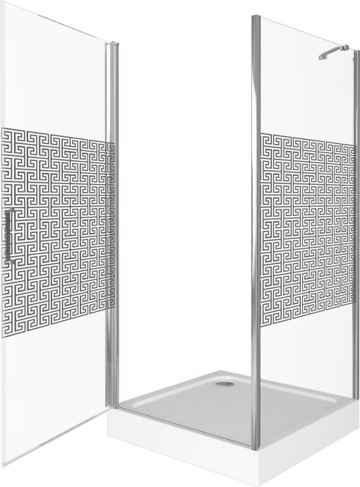 Душевой уголок Good Door Fantasy CR-80-F-CH 80x80 ФА00005 - 4