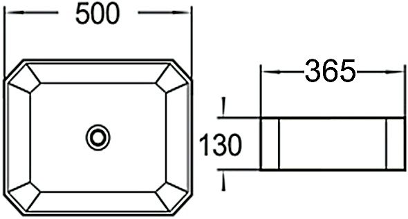 Раковина SantiLine SL-1013 - 1