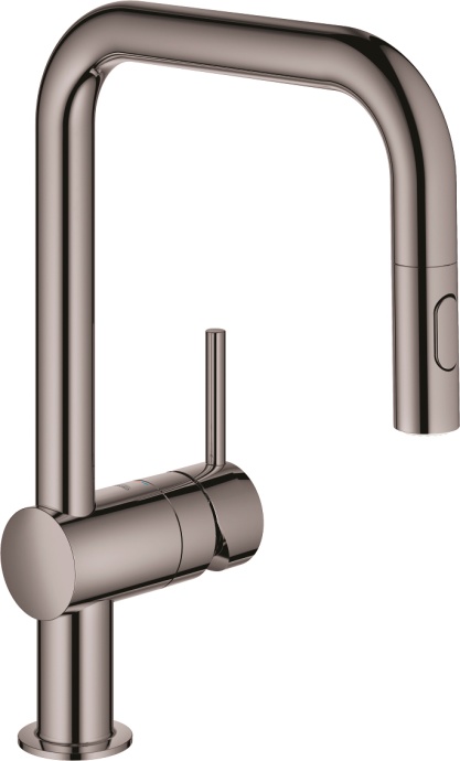 Смеситель Grohe Minta 32322A02 для кухонной мойки, темный графит - 0