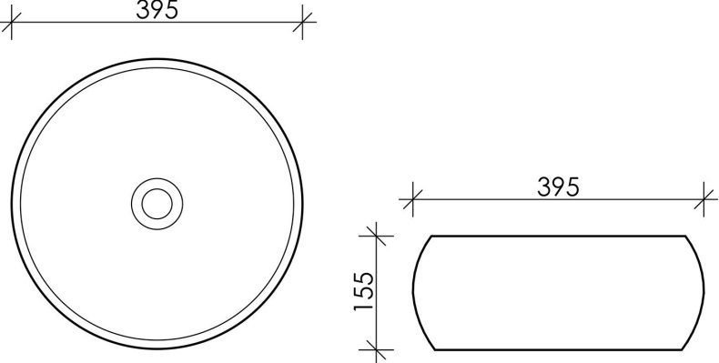 Рукомойник Ceramica Nova Element CN6001 - 6