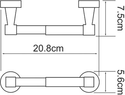 Держатель туалетной бумаги Wasserkraft Isen K-4022 - 2