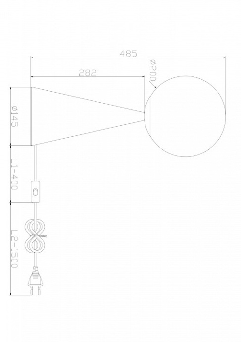 Настольная лампа декоративная Freya Glow FR5289TL-01BS - 1