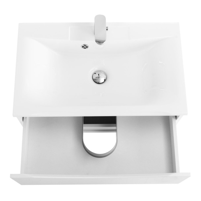 Тумба с раковиной Belbagno Marino 75 белый матовый - 3