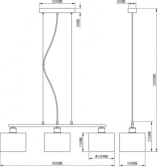 Подвесной светильник Moderli Room V2731-3P - 2