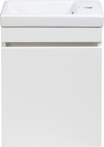 Тумба с раковиной Style Line Compact 40 Люкс, белая - 3