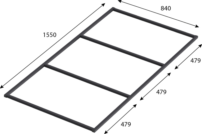 Ножки для душевого поддона Good Door Essentia 160x90 КП00012 - 1