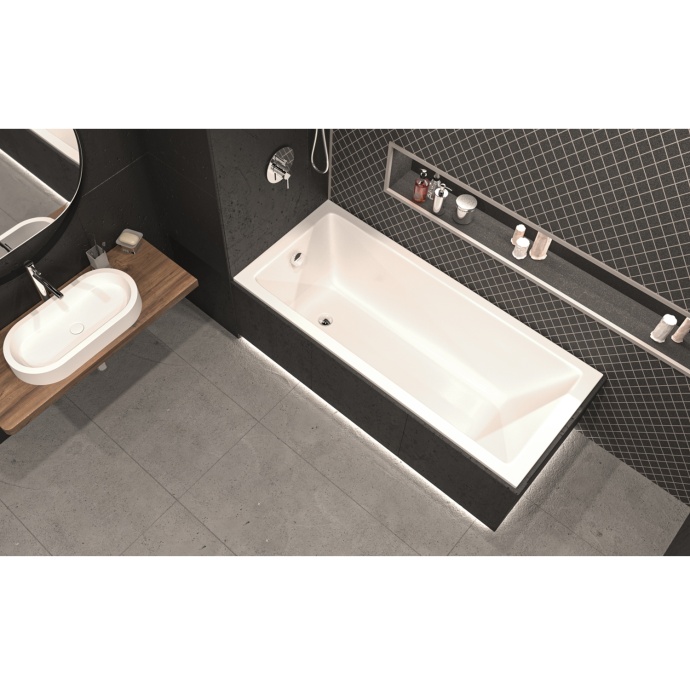 Ванна акриловая WHITECROSS Wave Slim 150x70 белый 0111.150070.100 - 1