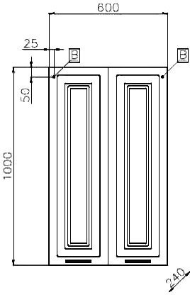 Шкаф Style Line Альба 60 ЛС-000010051 - 3