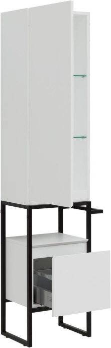 Шкаф пенал Allen Brau Priority 40 L белый матовый 1.31006.WM - 5