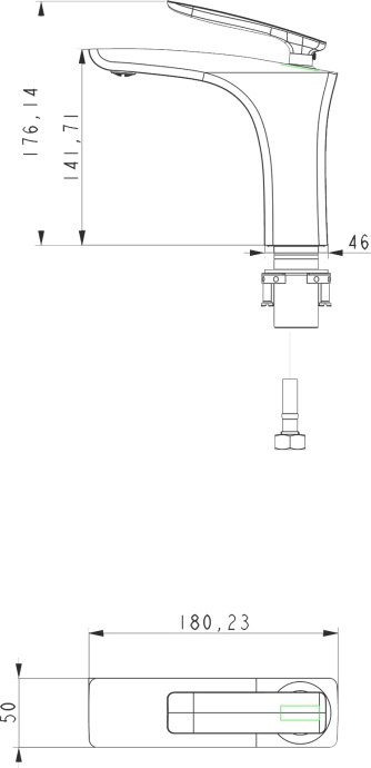 Смеситель Timo Helmi 4061/03F для раковины - 1